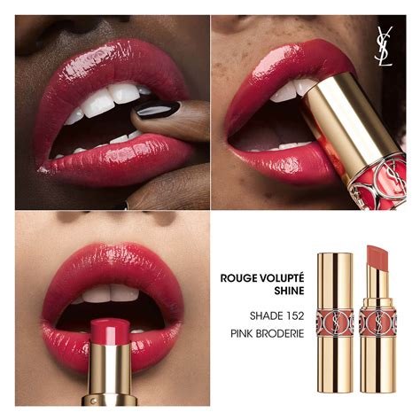 YSL Pink Broderie (152) Rouge Volupte Shine Oil